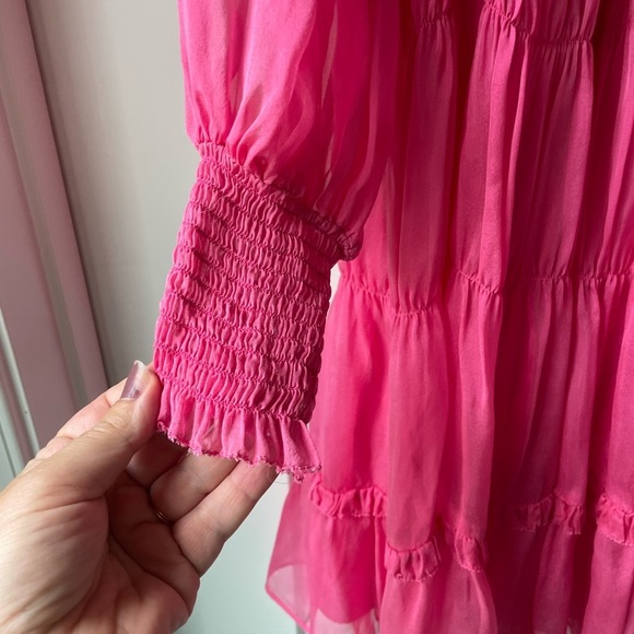 Ulla Johnson Silk Emmeline Pleated Minidress Size 2 - Picture 3 of 10